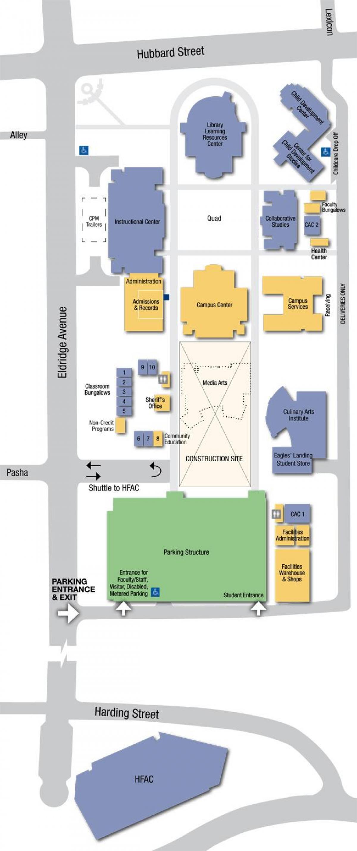 LA mission college mappa