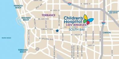 Mappa del children's hospital di Los Angeles