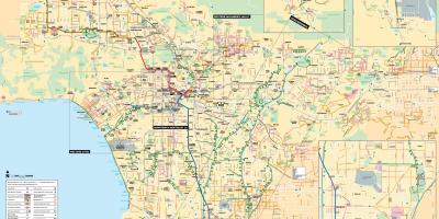Los Angeles mappa bici
