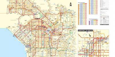 Los Angeles transito mappa