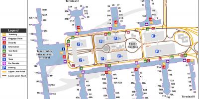 Lax airport terminal mappa