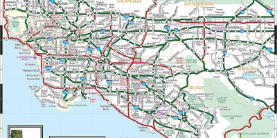 Mappa di Los Angeles strada