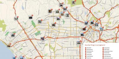 Mappa di Los Angeles punti di riferimento