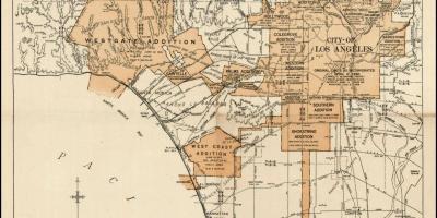 Vintage LA mappa